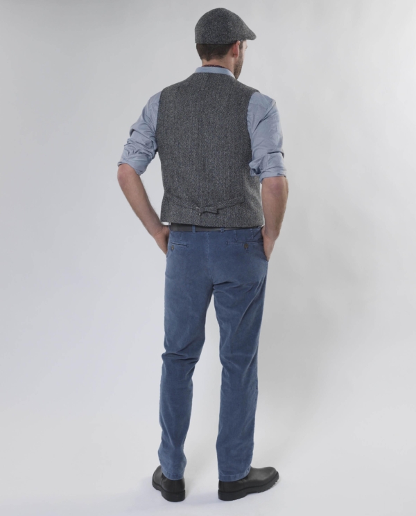 Harris Tweed Vestje met revers 601 - Afbeelding 2