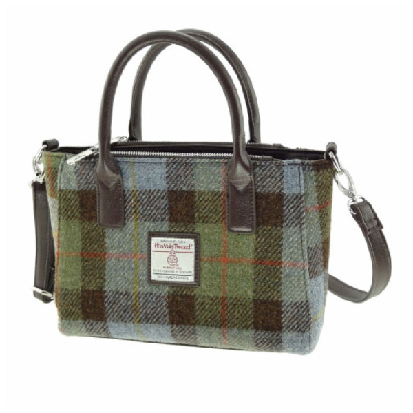 Harris Tweed 'Brora' Small Tote in MacLeod Tartan