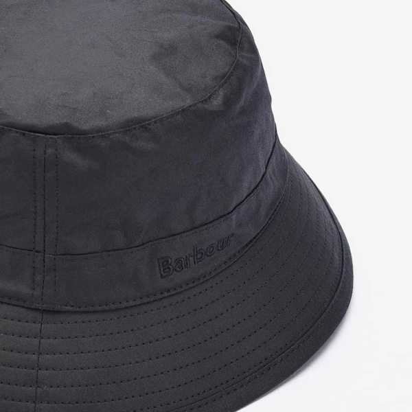 Barbour Wax Sports Hat Navy - Afbeelding 3